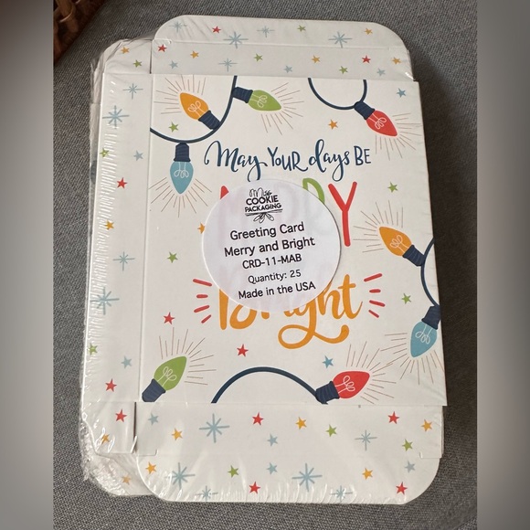 Christmas Greeting Card Box 4.25″ x 5″ Box (Pack of 25) - Picture 6 of 6